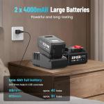 Cordless SDS-Plus Rotary Hammer Drill with Batteries