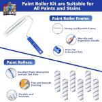Rhibak 27-Piece Paint Roller Kit with Extension Pole