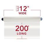 GBC Thermal Laminating Film, Rolls, Ultima 35 EZload, Glossy, NAP II, 12" x 200', 2 Pack (3125913EZ)