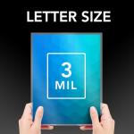 GBC Laminating Sheets, Self Adhesive Pouches, Letter Size, Glossy, 3 Mil, SelfSeal, 10 Pack (3747308)