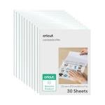 Cricut® Lamination Film - 8.5 in x 11 in (30 Count) - 15 Holographic + 15 Transparent Laminate Sheets - Adds a Protective, UV-Resistant Finish to Stickers, Scrapbooks, Decals, Cards, & More