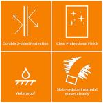 Scotch dry erase Thermal Laminating Pouches, 50-Pack, Works with Dry Erase Markers, Reuseable Worksheets, Calendars, Checklists, 8.9 x 11.4 Inches, Letter Size, Clear Professional Finish (TP3854-50DE)