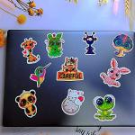 36 Sheets Holographic Sticker Paper Holographic Clear Vinyl Self Adhesive Waterproof Transparent Laminating Sheets Rainbow Overlay with A4 (11.7 x 8.3 Inch) 6 Styles Mixed