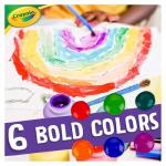 Crayola Washable Kids Paint (6ct), Assorted Bulk Paint Set for Kids, Essential Easter Basket Stuffer for Kids, Spring Craft & Art Supplies, Gift for Toddlers, Ages 3+