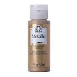 FolkArt Metallic Acrylic Paint in Assorted Colors (2 oz), 577, Sashara Gold