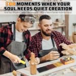 TOVPADE 54PCS Premium Micro Sander, Detail & Mini Sander Block – Precision Small Hand Sanding Tool, 80–800 Grit Sandpaper Kit, 3-in-1 Set for Wood, Crafts, Furniture, Tight Spaces & DIY Projects