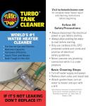 Turbo Tank Cleaner - Water Heater Cleaning Tool, Improves Hot Water Supply, Removes Hard Water Sediment, Flushes Gas & Electric Tanks, Pro-Grade DIY Solution