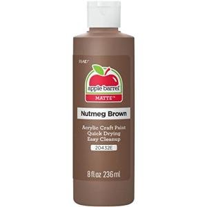 Apple Barrel, Matte Acrylic Paint, 8 fl oz, Nutmeg, (Pack of 1)