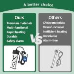 Portable Immersion Water Heater 1800W 120V, Electric Heater for Buckets, Bathtubs and Mini Pools, Submersible Design with Thermostat, Real Time Temperature Display and Dry Burn Protection