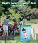 Portable Immersion Water Heater 1800W 120V, Electric Heater for Buckets, Bathtubs and Mini Pools, Submersible Design with Thermostat, Real Time Temperature Display and Dry Burn Protection