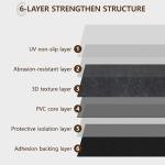 Peel and Stick Floor Tile, 30-Pack 12" x 12" Vinyl Flooring, Waterproof Self-Adhesive Luxury Vinyl Tiles, Easy DIY for Living Room, Kitchen, Dinning Room, RV, Cover 30 Sq. Black Vein Marble