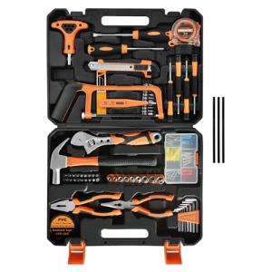SOLUDE Tool Set,182-Piece Home Repair Tool Kit for Men Women College Students,Household Basic Hand Tool Sets with Case for Home Maintenance,Dorm Essentials and DIY Projects
