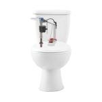 Fluidmaster K-400H-039 High Performance Toilet Fill Valve with 2-Inch Adjustable Toilet Flapper Kit