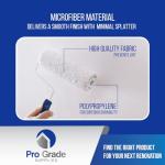 Pro Grade Paint Roller Kit, Brush & Roller,10 Piece Set, Wall Painting Naps for Professionals & Homeowners - All Paints & Stains, Washable, Reusable, Easy to Clean, Superior Absorbency.