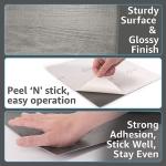 Art3d Peel and Stick Vinyl Floor Tiles 30-Pack 12 x 12 inch, Self Adhesive Waterproof Flooring Wood Planks for Kitchen, Dining Room, Bedrooms, Cover 30 Sq. Ft, Taupe Ash