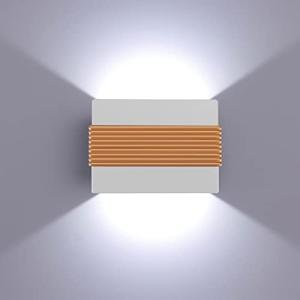 Kawell Modern LED Wall Sconces Up Down LED Wall Light Indoor Outdoor Creative LED Wall Lamp 10W Hallway Wall Mounted Lighting Fixtures for Bedroom Living Room Stairs Porch, Cold White