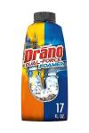 Drano Dual-Force Foamer Drain Clog Remover and Cleaner for Shower or Sink Drains, Unclogs and Removes Sources of Odor, 17 Fl Oz