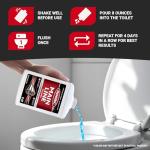 Roebic K-97 Liquid Main Line Cleaner with Bacteria Enzymes, Eliminates Organic Buildup in Sewer/Septic System and Protects from Clogs, Safe for Bathroom Toilet, 32 fl oz