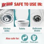 Drano Max Build Up Remover Drain Cleaner, Enzymes & Probiotics Prevents Clogs & Remove Odor-Causing Buildup, Safe for Septic, Toilets & Pipes in Bathroom Drains & Kitchen Sinks, Commercial Line, 60 oz