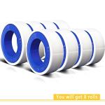 VOTMELL 8 Rolls 1/2 Inch(W) X 520 Inches(L) Teflon Plumbers Tape,Pipe Sealing & Plumbing Thread Tape,PTFE Water Sealant Seal for Shower Head,White