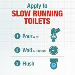 Drano Max Build Up Remover Drain Cleaner, Enzymes & Probiotics Prevents Clogs & Remove Odor-Causing Buildup, Safe for Septic, Toilets & Pipes in Bathroom Drains & Kitchen Sinks, Commercial Line, 60 oz