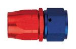 Aeroquip 1012 -06AN Straight Hose End Red/Blue