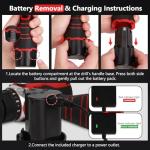 KingTool 276-Piece Tool Set Kit - Tool kit with 12V Cordless Power Drill Driver Toolbox Storage Case with Drawer, Drill Set Perfect for Homeowner, Diyer, Handyman