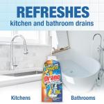 Drano Dual-Force Foamer Drain Clog Remover and Cleaner for Shower or Sink Drains, Unclogs and Removes Sources of Odor, 17 Fl Oz