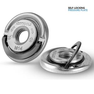 M14 Angle Grinder Quick Release Self-Locking Grinder Pressing Plate Flange Nut Power Chuck for Replacement/Fixing Cutting Discs