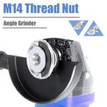 M14 Angle Grinder Quick Release Self-Locking Grinder Pressing Plate Flange Nut Power Chuck for Replacement/Fixing Cutting Discs