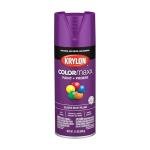 Krylon K05536007 COLORmaxx Spray Paint and Primer for Indoor/Outdoor Use, Gloss Rich Plum , 12 Ounce (Pack of 1)