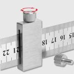 New Protable Accurate positioning Woodworking Tools Carpentry Steel Ruler Positioning Limit Block Measuring Marking Gauge