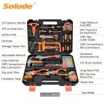 SOLUDE Tool Set,182-Piece Home Repair Tool Kit for Men Women College Students,Household Basic Hand Tool Sets with Case for Home Maintenance,Dorm Essentials and DIY Projects