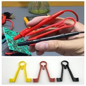 Multi meter probe holder tester probe clamping tool electrical testing power supply maintenance accessories DIY essential