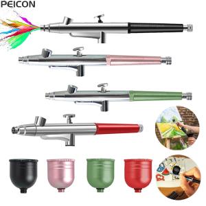 Airbrush Mini Spray Gun for Painting Model Cake Paint Spray Gun 0.3mm Nozzles Portable Air brush Spray Gun with Cleaning Kit