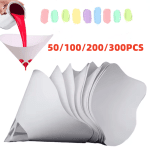 50/100P200/300Pcs Disposable Car Paint Spray Mesh Paper Filter Purifying Straining Funnel Paint Conical Nylon Micron Paper