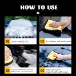 Black Car Wax: Paint Protection & Scratch Repair - Ceramic Polish, Durable Shine, Easy Use, Fits All Cars