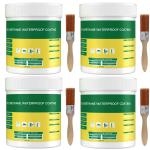 300/600/900/1200g Waterproof Coating Sealant Agent Transparent Glue With Brush Invisible Anti-Leak Roof Repair Broken Agent Tool