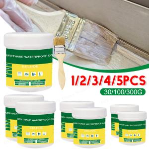 5-1PCS Waterproof Coating Sealant Agent Transparent Invisible Paste Glue With Brush Restore Adhesive Repair Glue for Home Roof