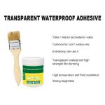 5-1PCS Waterproof Coating Sealant Agent Transparent Invisible Paste Glue With Brush Restore Adhesive Repair Glue for Home Roof