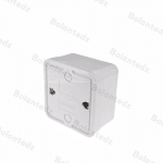 White Wall Surface 1 2 3 4 Sockets Plugs EU Exterior Electrical Outlets With Ground Power Socket Flame Retardant Paint Plastic