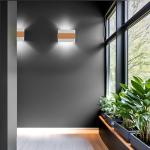 Kawell Modern LED Wall Sconces Up Down LED Wall Light Indoor Outdoor Creative LED Wall Lamp 10W Hallway Wall Mounted Lighting Fixtures for Bedroom Living Room Stairs Porch, Cold White