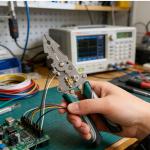 Foldable wire stripper, pulley design multi-function electrician wire splitter wire winding pliers crimping pliers hand tool