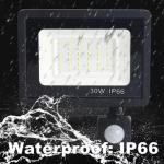 AC220V PIR Motion Sensor LED Flood Light IP66 Waterproof 200W 150W 100W 50W 30W LED Hanging Exterior Outdoor Wall Lamp Spotlight