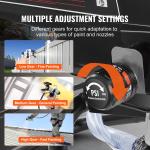 SucceBuy 750W 950W Airless Paint Sprayer 3000PSI High Efficiency Electric Airless Sprayer Handheld Paint Sprayers Home Interior