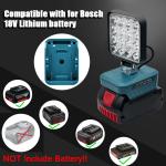 Power Tool Parts For Makita For DeWalt For Bosch For Milwaukee For Ryobi lithium Battery Flashlight Working Light Camping Lamp