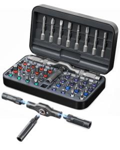 DOZAWA 42 in 1 Magnetic Screwdriver Set, T-Handle Ratchet Screwdriver Kits with S2 Steel Bits, Precision Hand Tools for Electronics Repair, DIY Projects, Home Maintenance - Ideal Gift for Men & Women