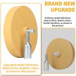 SIFANG Car Eraser Wheel Adhesive Remover Rubber Wheel, Smooth Power Drill Adapter, Paint Repair Rubber Vinyl Decals Removal Tool