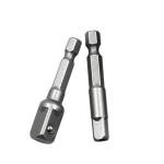 Chrome Vanadium Steel Socket Adapter Set Hex Shank 1/4" 3/8" 1/2" Extension Drill Bits Bar Set Power Tools TF003