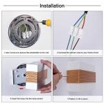 Kawell Modern LED Wall Sconces Up Down LED Wall Light Indoor Outdoor Creative LED Wall Lamp 10W Hallway Wall Mounted Lighting Fixtures for Bedroom Living Room Stairs Porch, Cold White